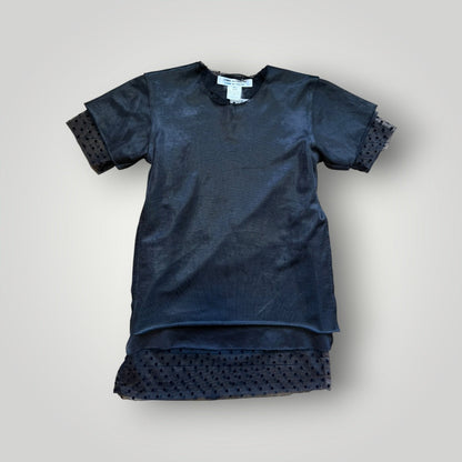 Comme des Garçons Duel Layer Mesh Top S | O/S, Black