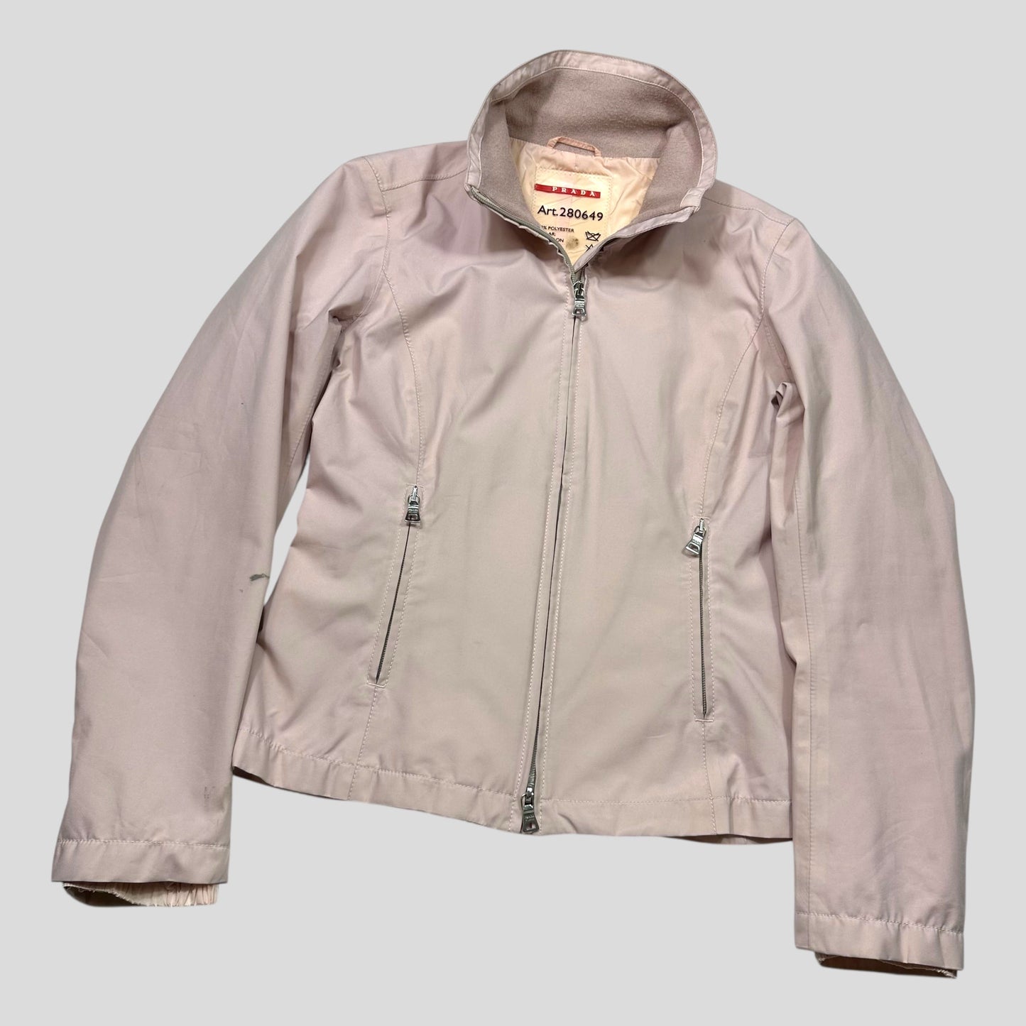 Prada Sport 00’s Dusty Pink Goretex Technical Jacket - IT42 | Default Title, Pink