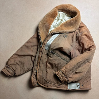 A/W 1983 C.P. COMPANY Japanese Nylon Shearling Collar Field Jacket