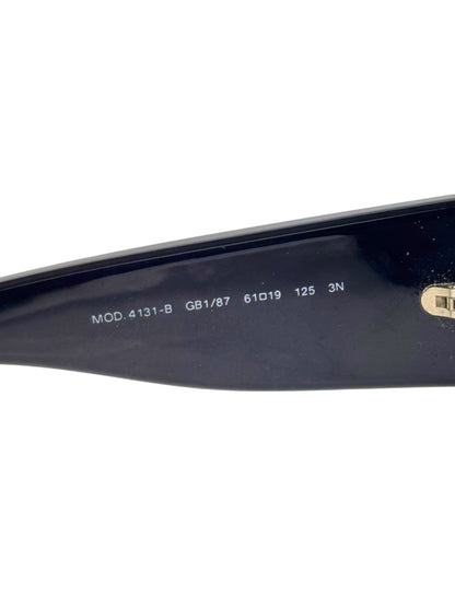 Versace Vintage Logo Studded Black Sunglasses 4131-B