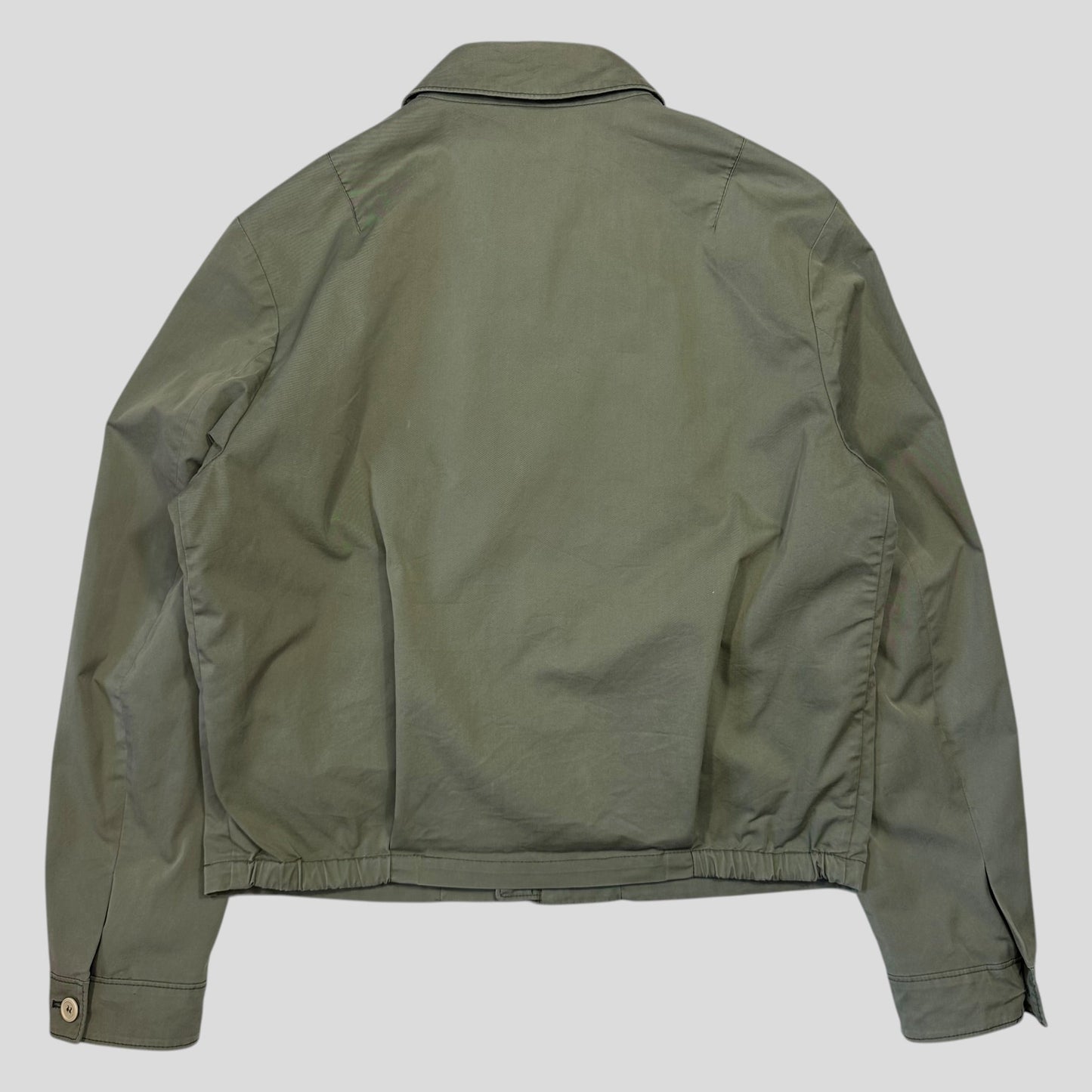 Prada Milano 2015 Pale Green Boxy Work Jacket - IT50