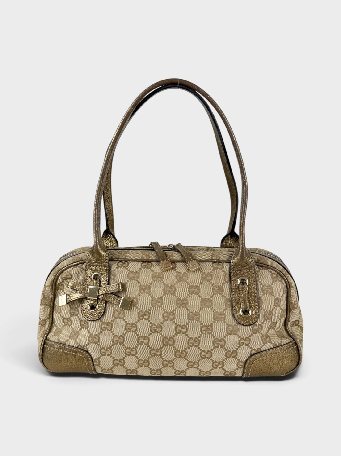 2000s Gucci GG Monogram Princy Handbag | O/S, Beige