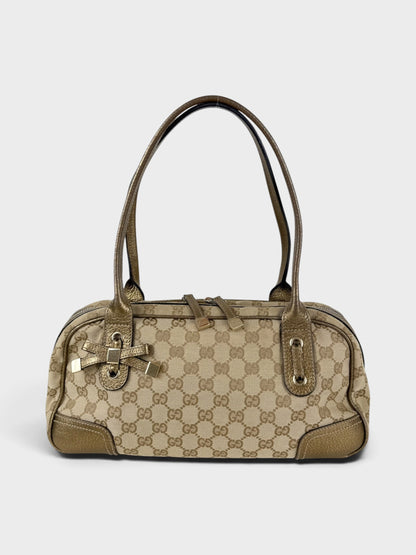 2000s Gucci GG Monogram Princy Handbag | O/S, Beige