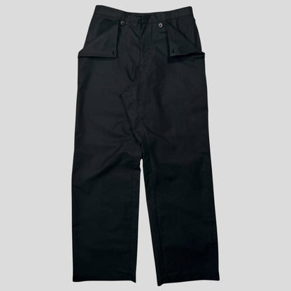 Miu Miu 1999 Modular Hip Pocket Co-nylon Carpenter Trousers - M/L | Default Title, Black