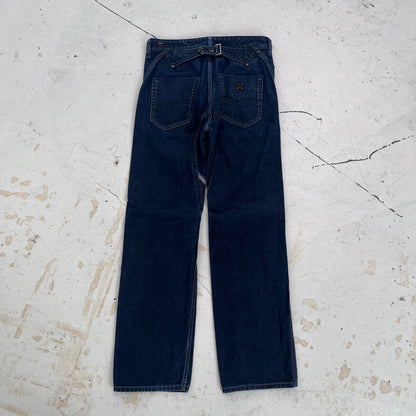 2000s diesel buckle back jeans | Navy, Navy