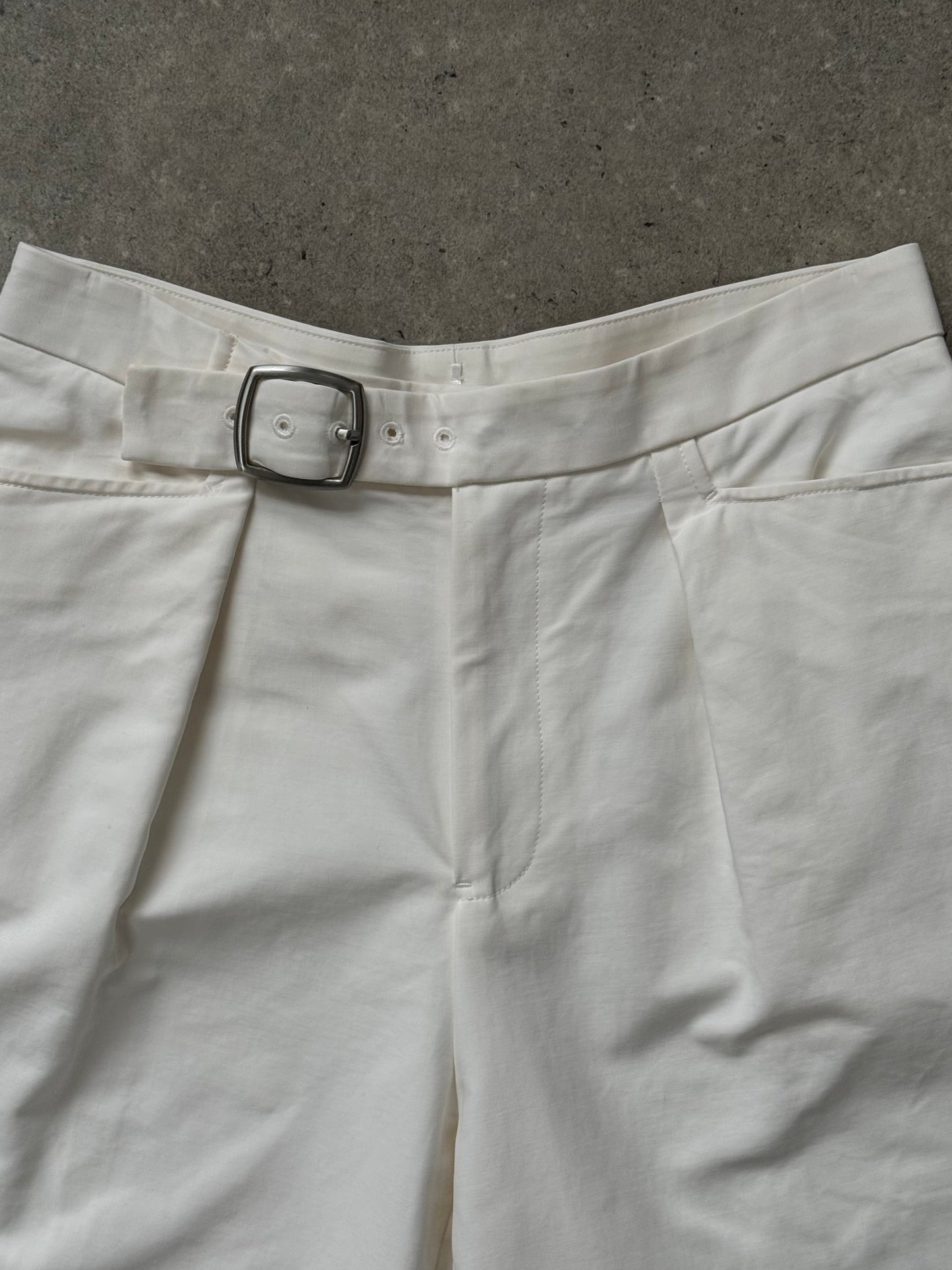 Jil Sander AW23 Pure Cotton Wide Leg Trousers - W28