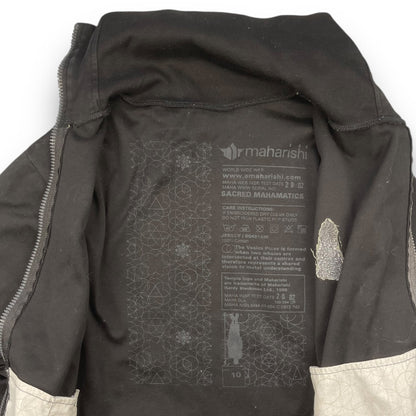 Maharishi Off Centre Zip Jumper (S) | Default Title, Black