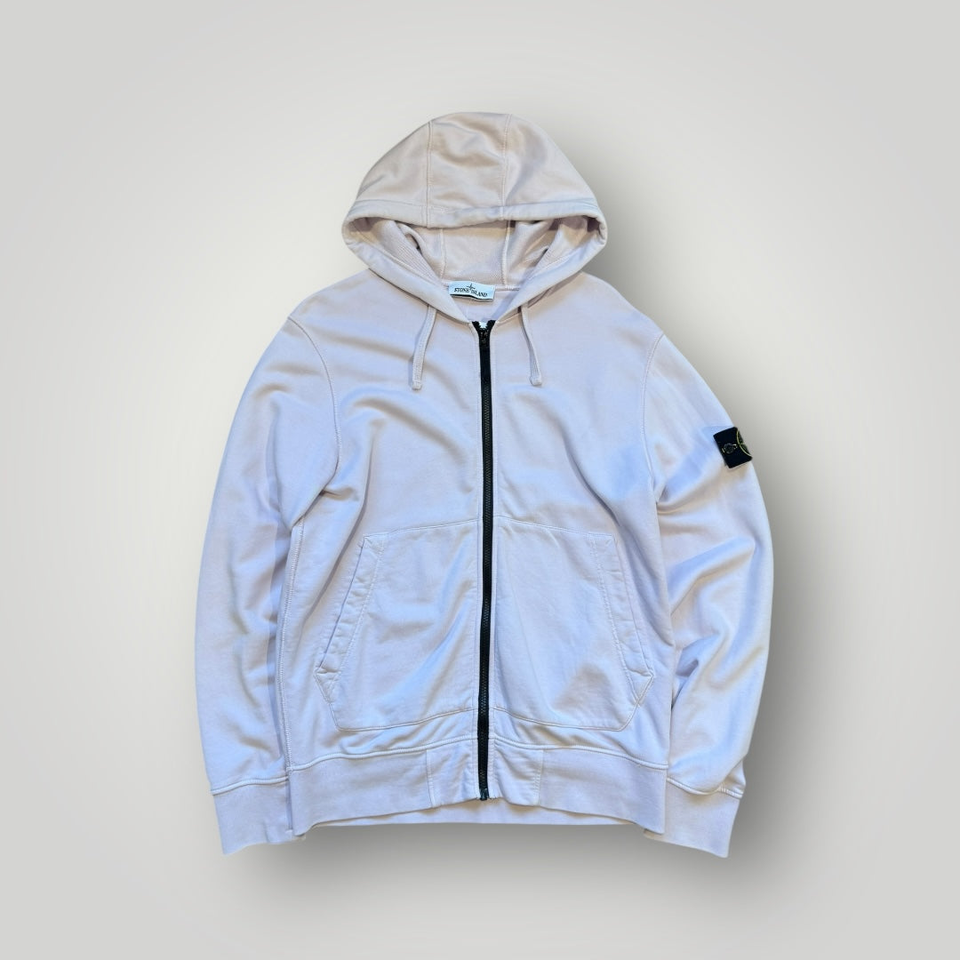 Stone Island SS/21 Cotton Zip Up Hoodie L
