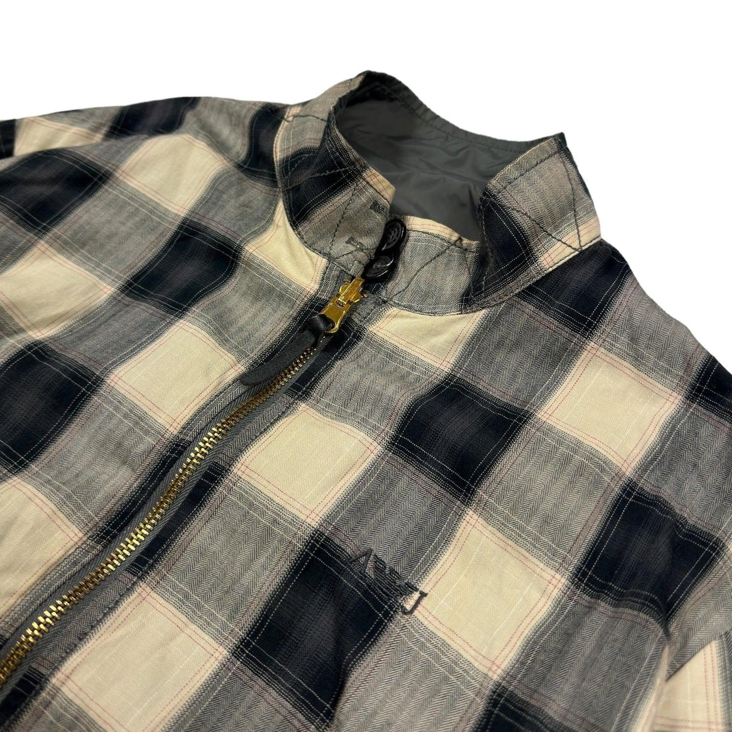 Armani Jeans Reversible Plaid Jacket