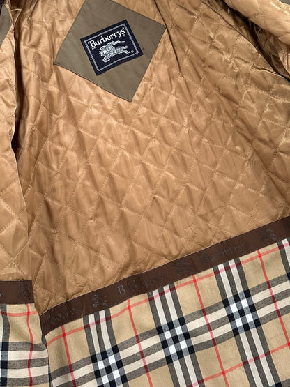 Burberry 1990s Cotton Field Trench Coat - XL/XXL