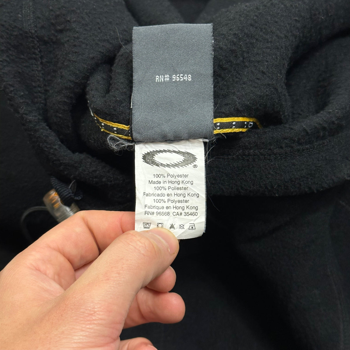 Oakley Software 00’s Fleece Pocket Smock Pullover - L (XL) | XL, Black
