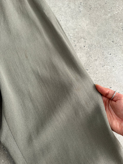 Giorgio Armani High Waisted Tapered Leg Trousers - W24