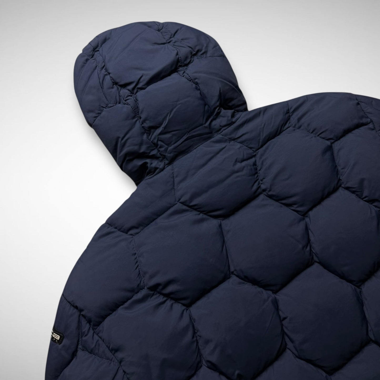 Mecca Hexagon Hooded Puffer Jacket (1990s)