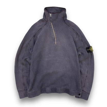 AW2004 Stone Island Sidewinder 1/4 Zip Jumper (L) | Default Title, Charcoal
