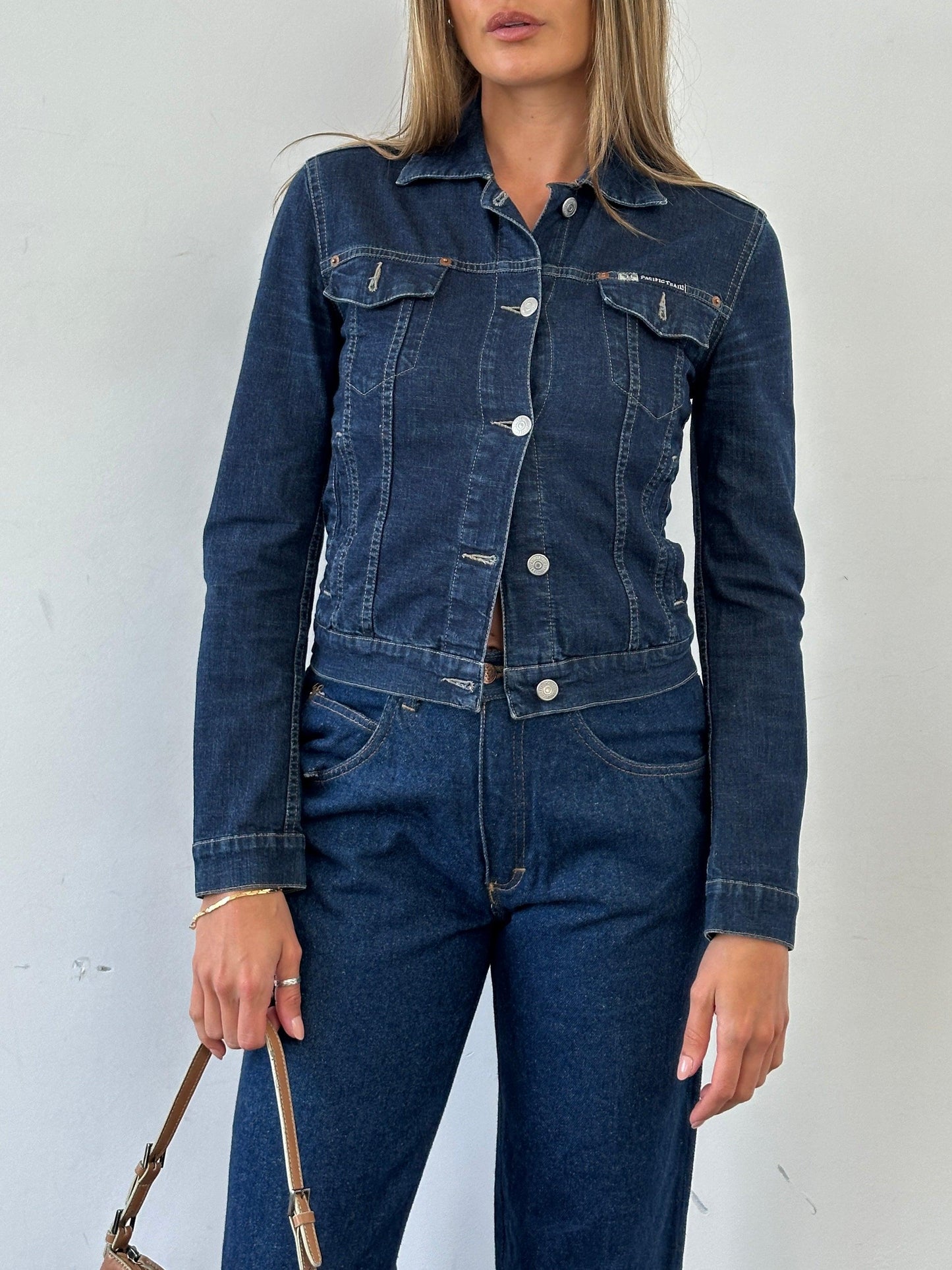 Vintage Fitted Denim Jacket - XS/S - Known Source