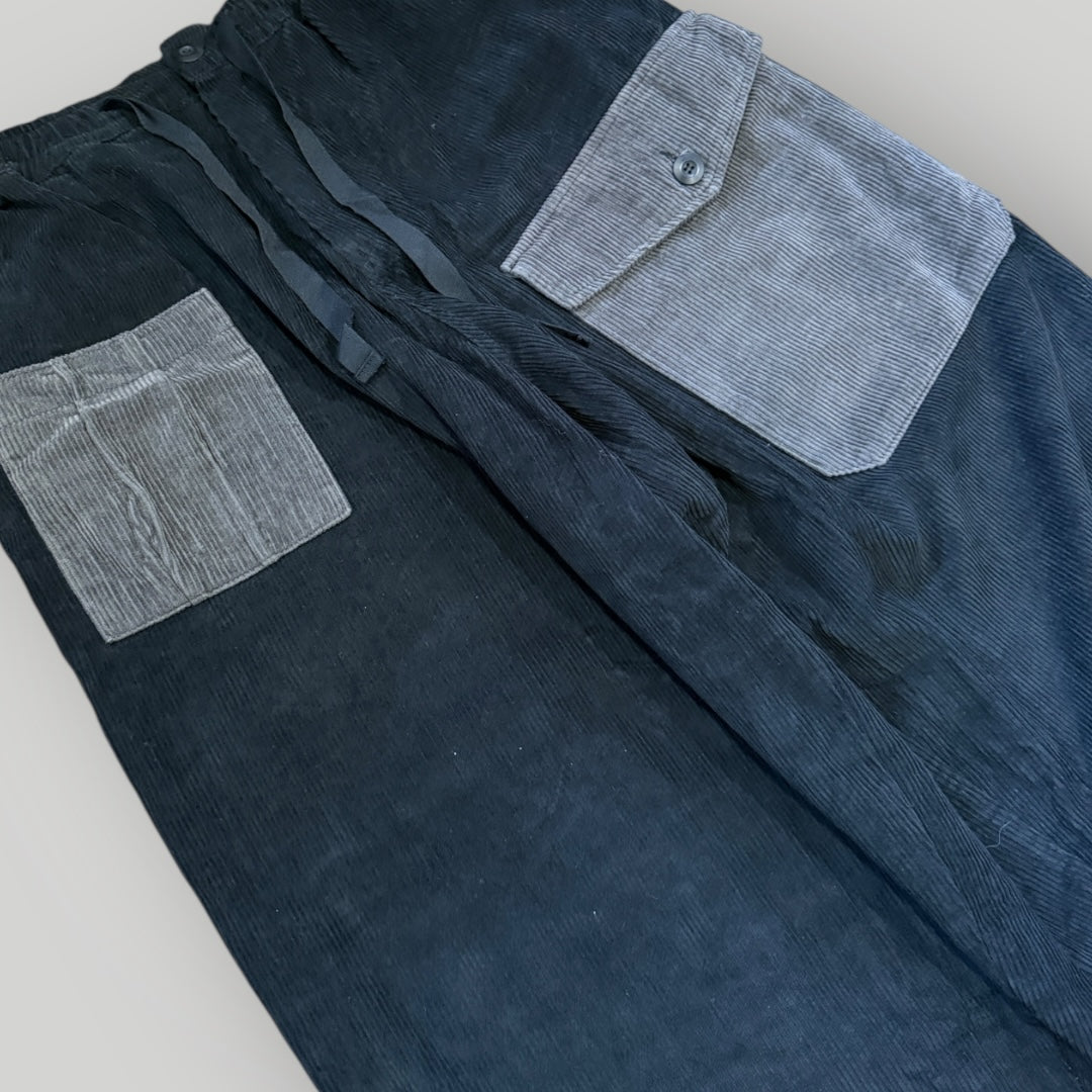 Farmers Market by Anglan Corduroy Patchwork Balloon Pants L