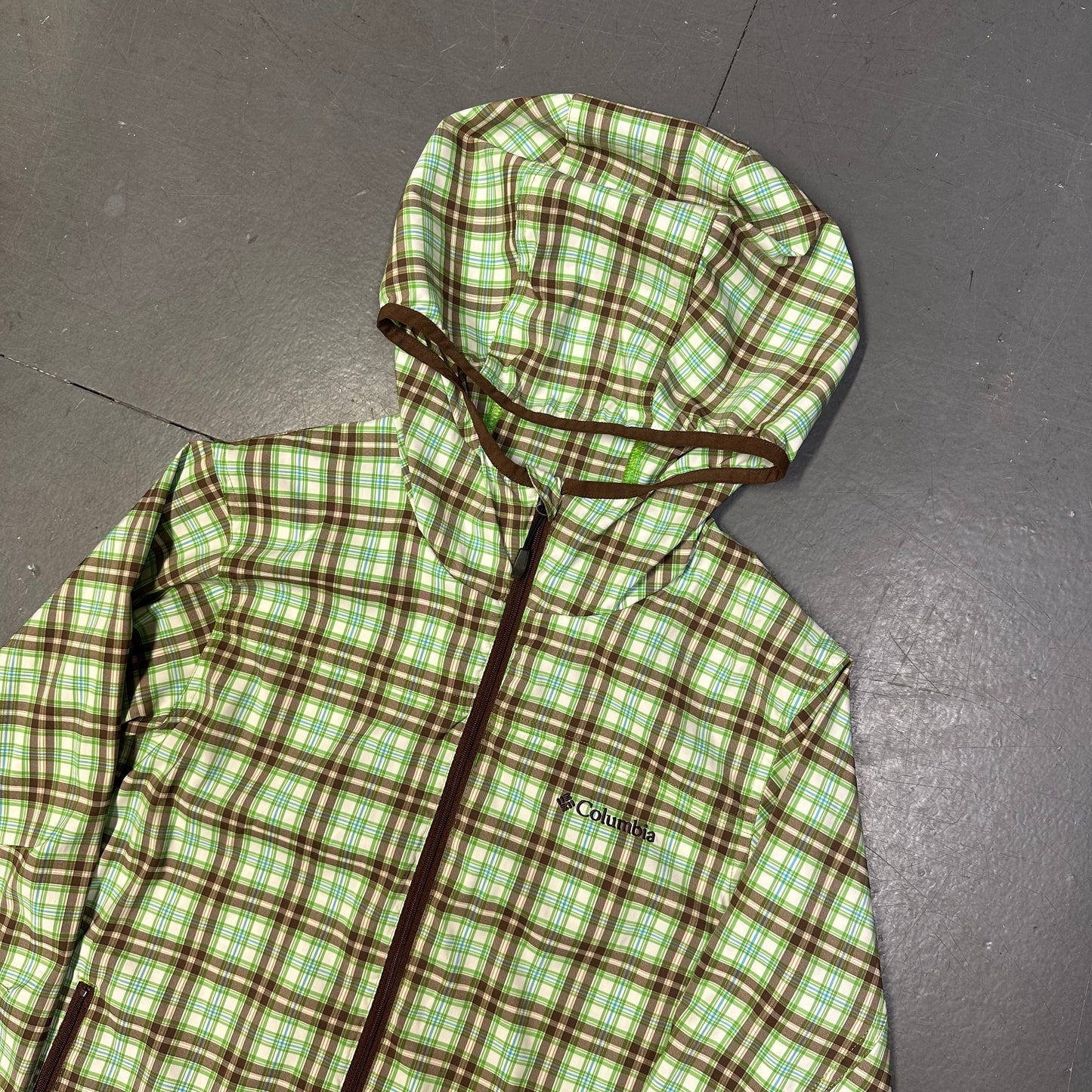 Columbia Plaid Jacket ( L )