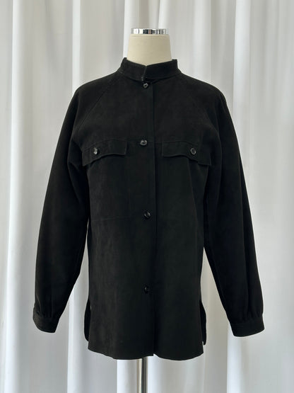 Gianni Versace x Beged-Or 1970s Suede Shirt - S
