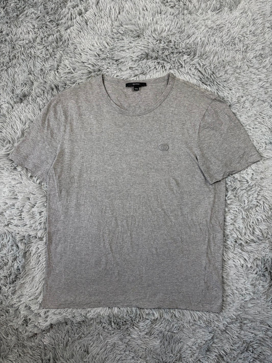 Gucci 2010’s Rubberised GG Logo T-shirt - XL | O/S, Grey