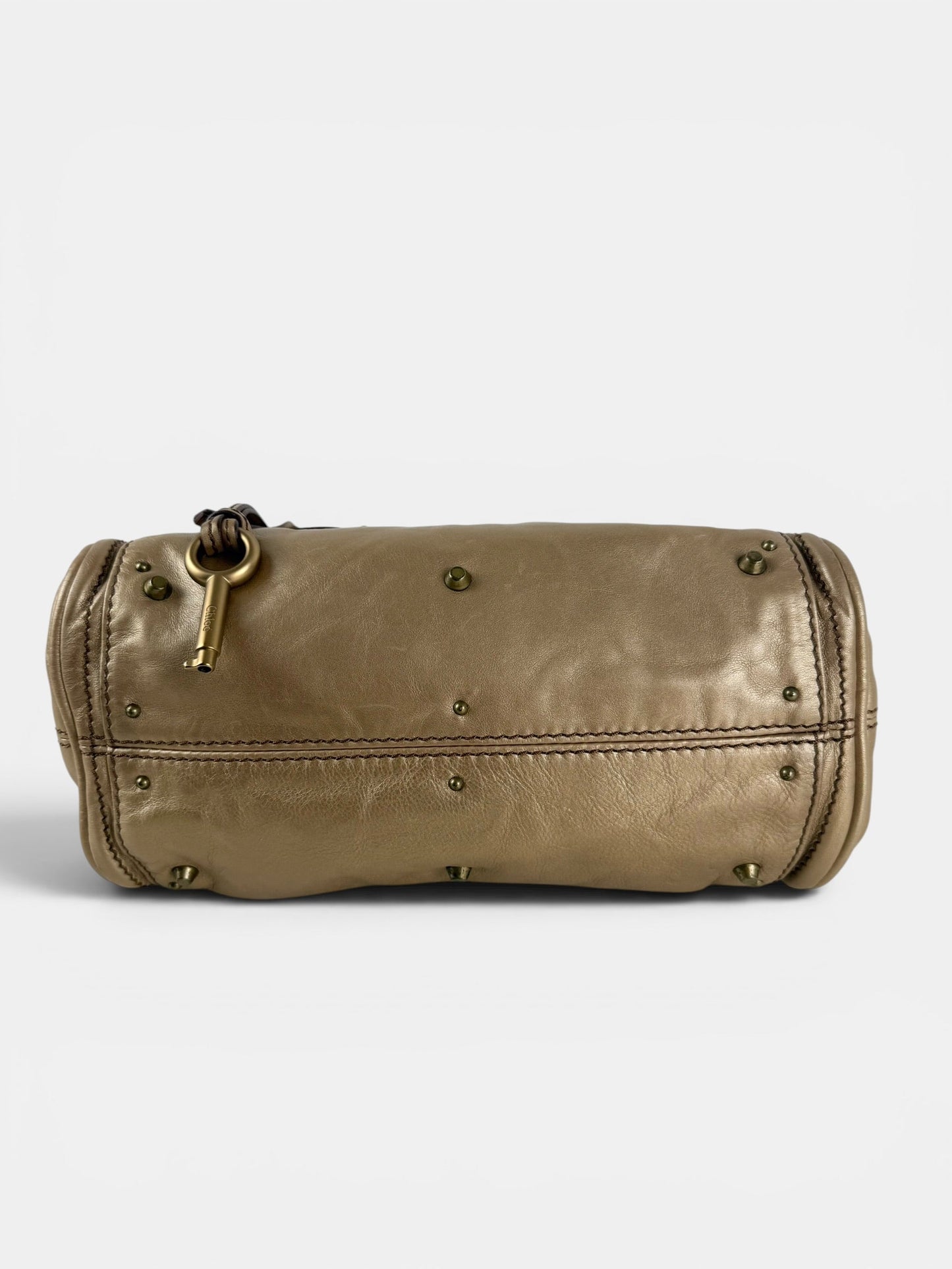 2007 Chloe Paddington Gold Leather GHW Mini Handbag | O/S, Multicoloured