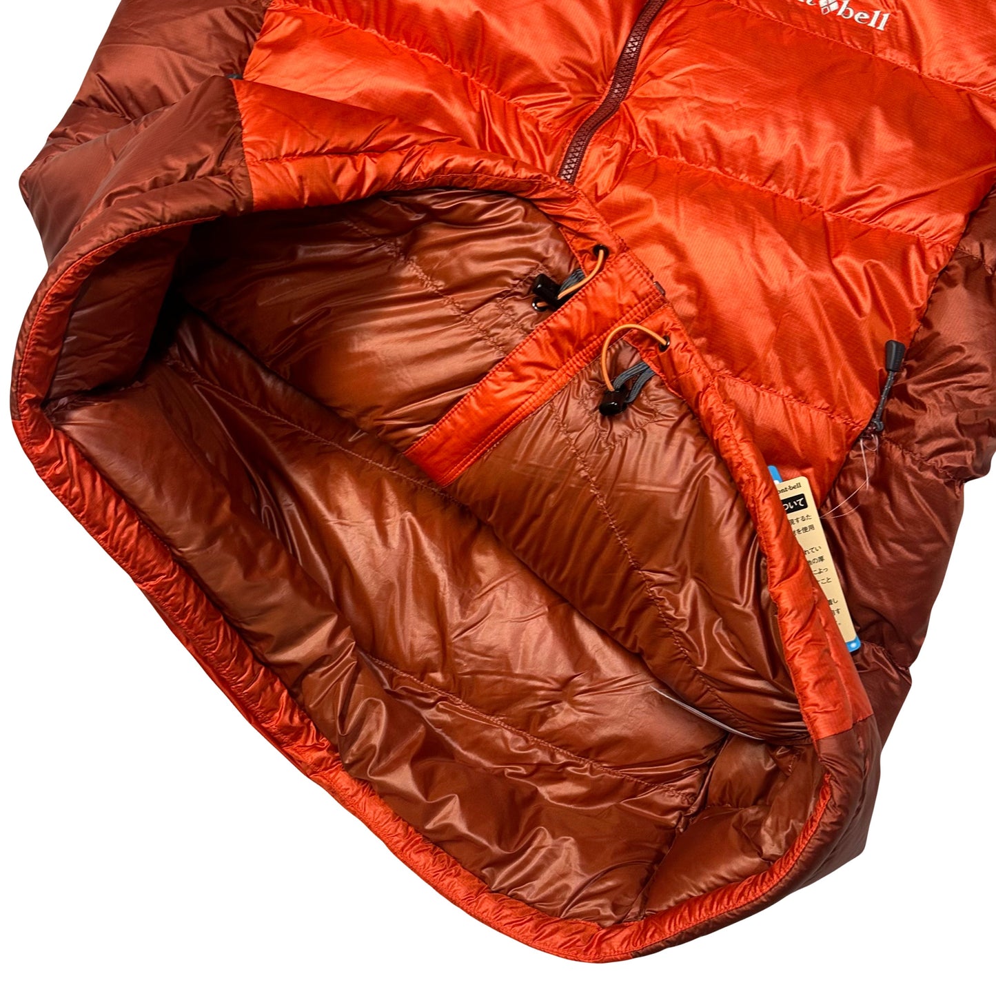 Montbell Puffer Jacket In Orange & Red ( L )