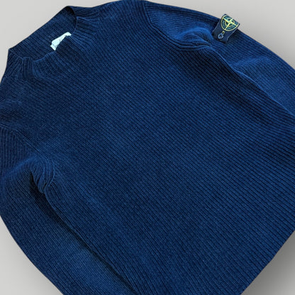 Stone Island AW/17 Chenille Ribbed Mock Neck Jumper M