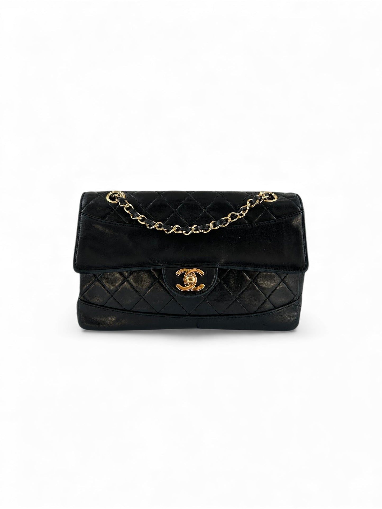Vintage 1989-1991 Chanel Diana Quilted Lambskin 24K GHW Single Flap Bag | O/S, Multicoloured
