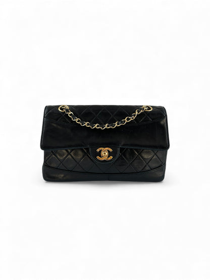 Vintage 1989-1991 Chanel Diana Quilted Lambskin 24K GHW Single Flap Bag | O/S, Multicoloured