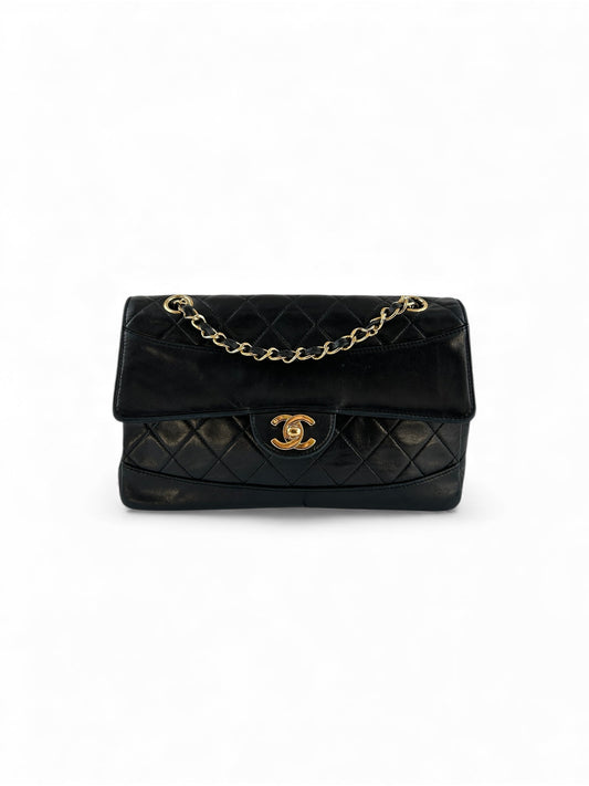 Vintage 1989-1991 Chanel Diana Quilted Lambskin 24K GHW Single Flap Bag | O/S, Multicoloured