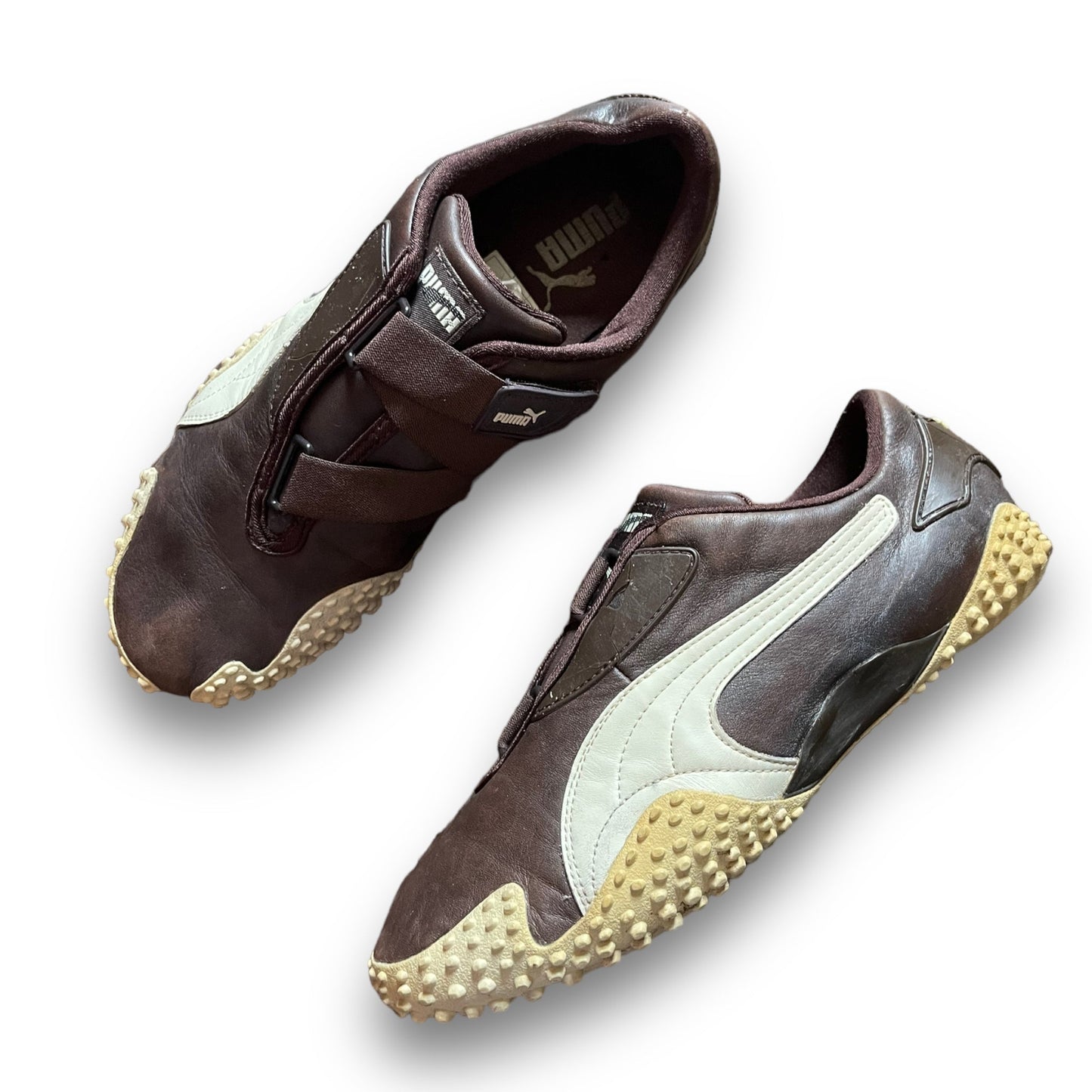2003 Puma Mostro Leather Brown/Cream (UK8) | Default Title, Brown