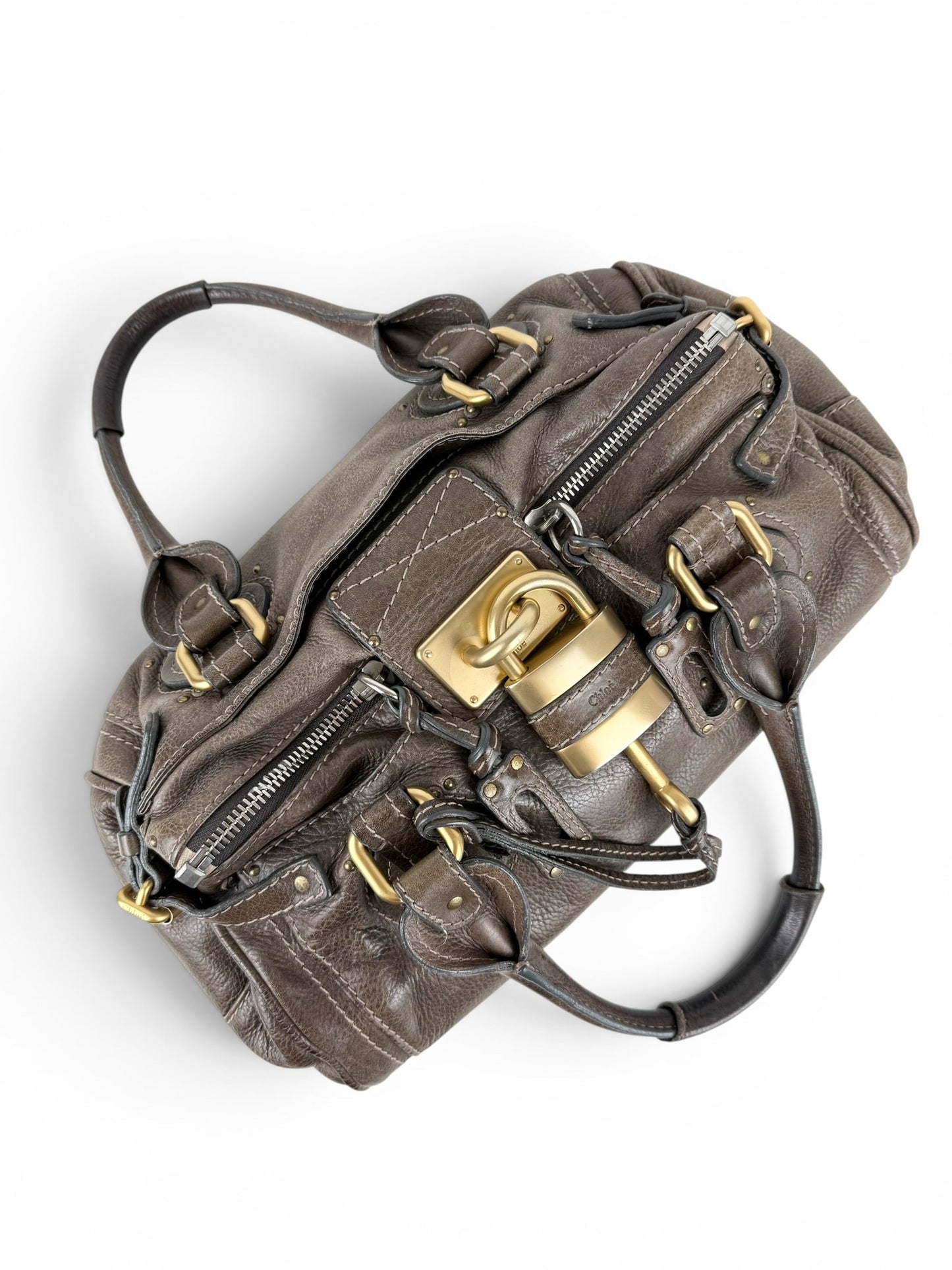 2009 Chloe Paddington Brown Leather Handbag GHW | O/S, Multicoloured