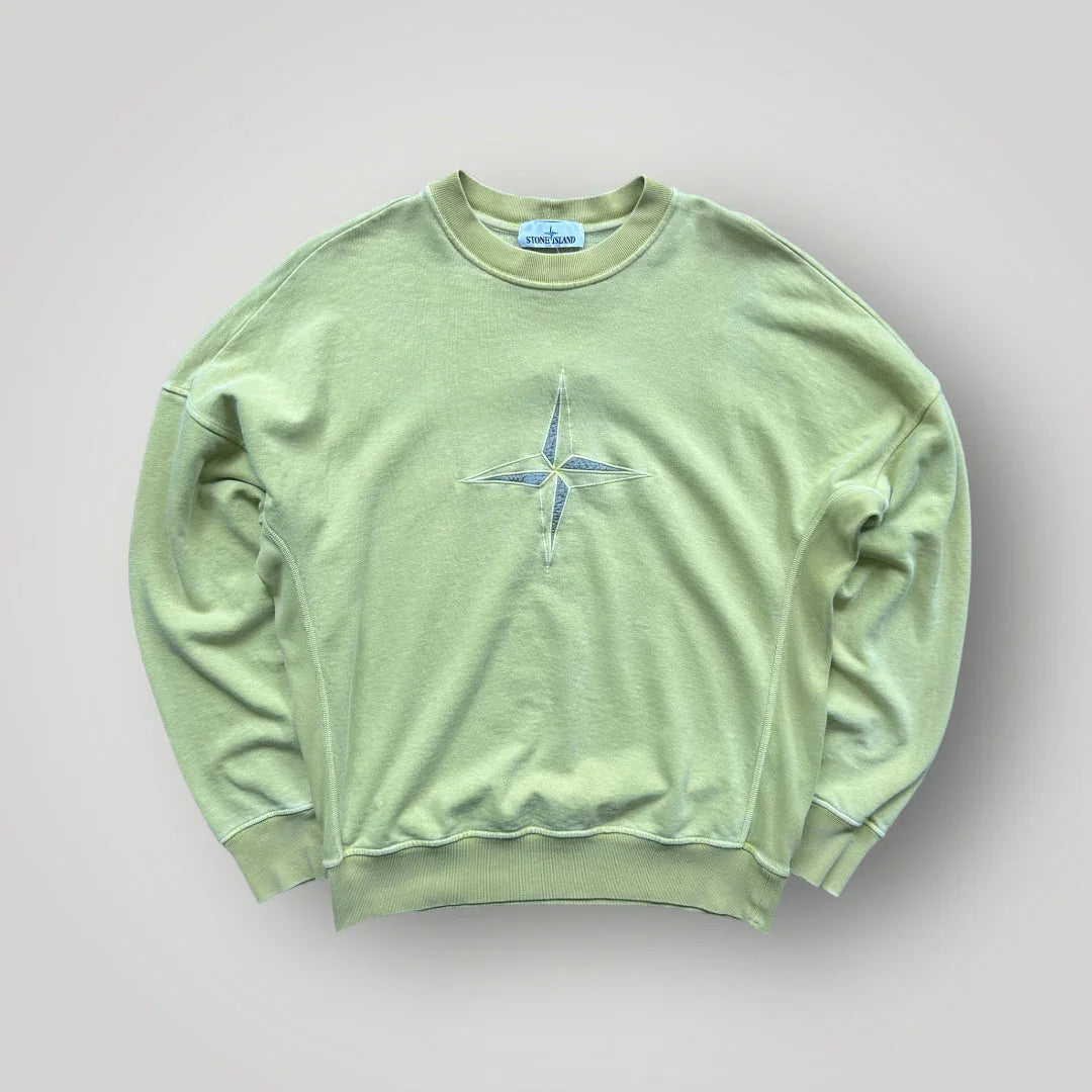Stone Island SS/14 Spell Out Crewneck L
