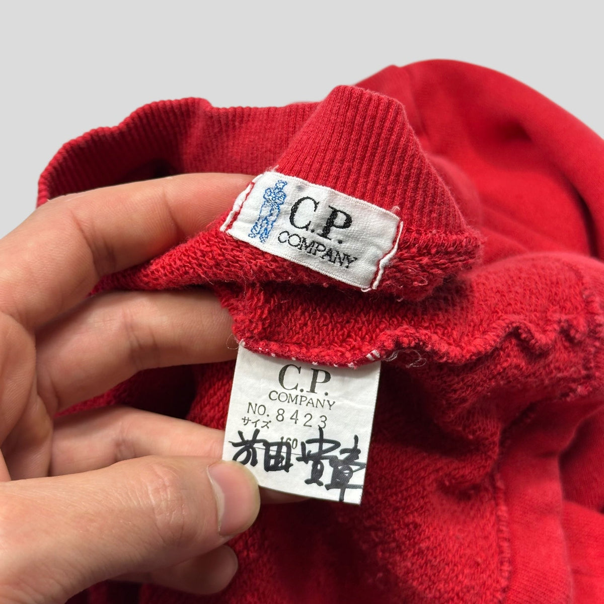 CP Company 90’s Sailor Navy Graphic Sweatshirt Jumper - M | Red