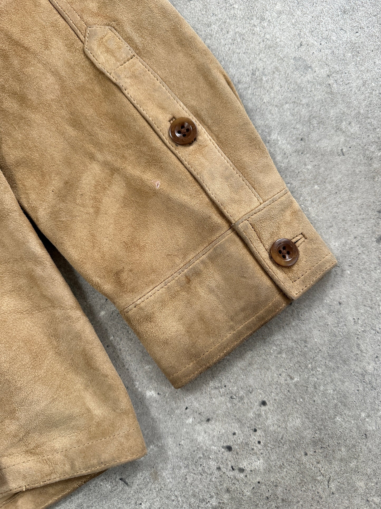 Ralph Lauren Polo 2000s Safari Suede Jacket - XL