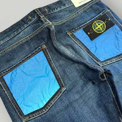 Stone Island AW/11 Reflective Patch Logo Jeans 32x32