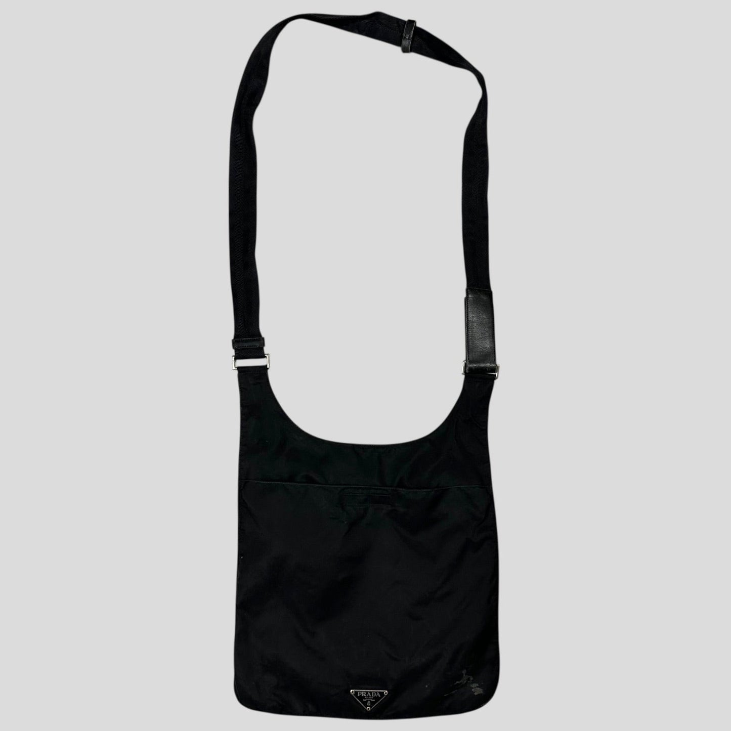 Prada Milano 00’s Nylon 3D Multipocket Crossbody Bag | O/S, Black