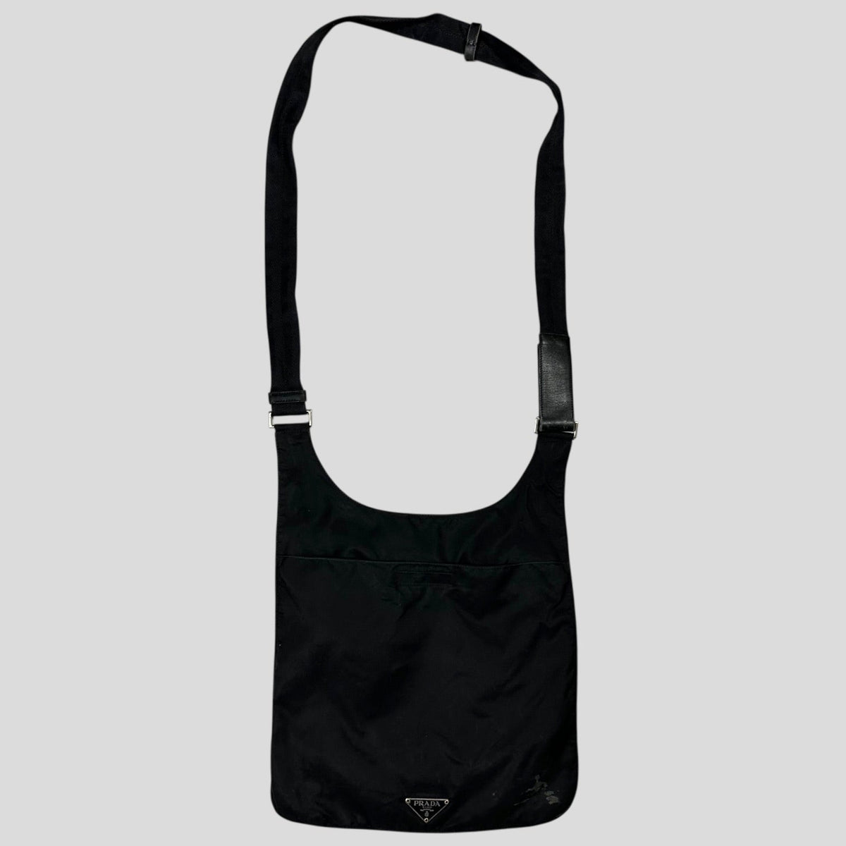 Prada Milano 00’s Nylon 3D Multipocket Crossbody Bag | O/S, Black