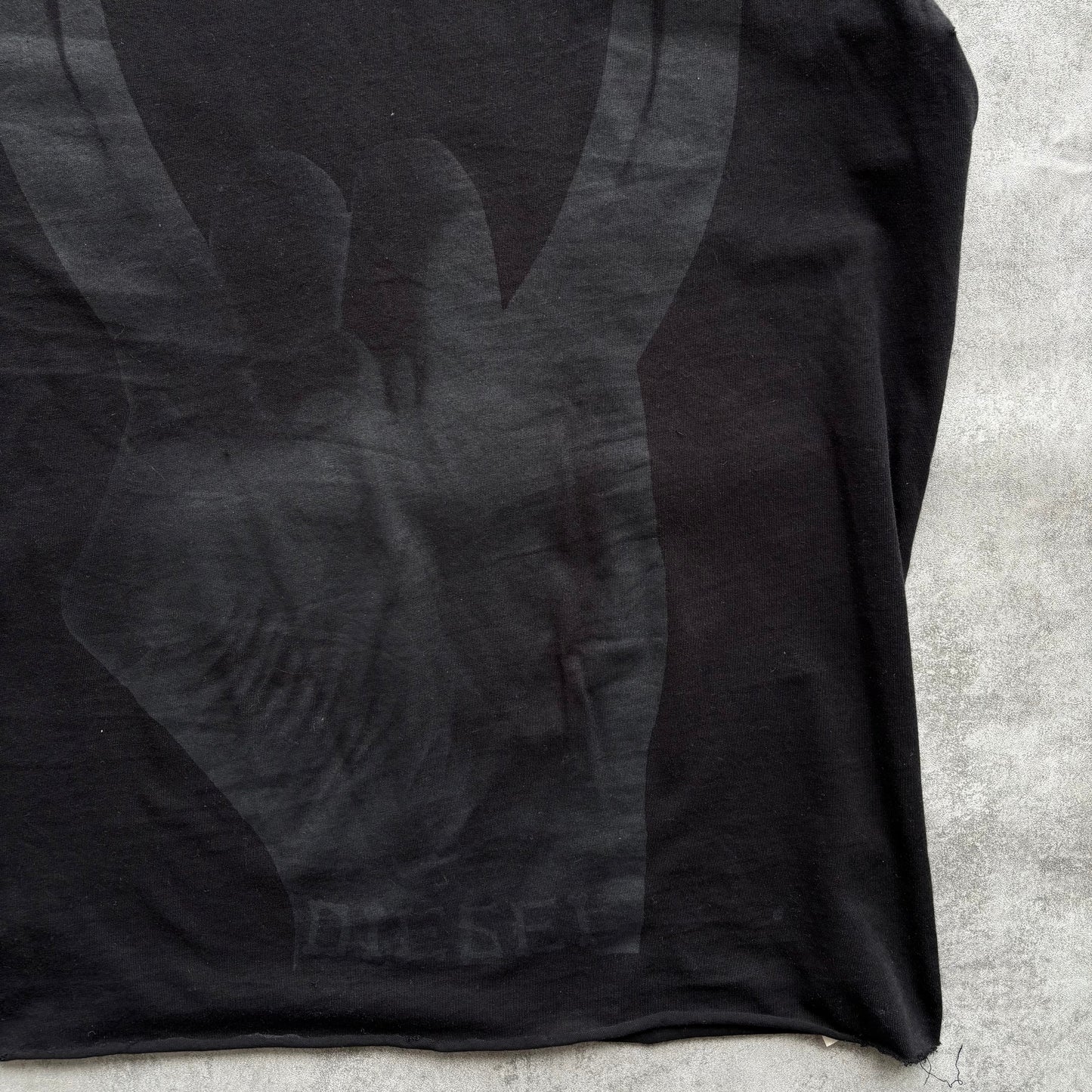 DIESEL DISTRESSED TOP | O/S, Red