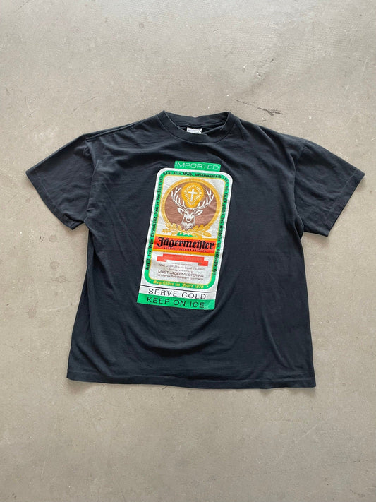 90's Jagermeister T-Shirt - L | Large, Red