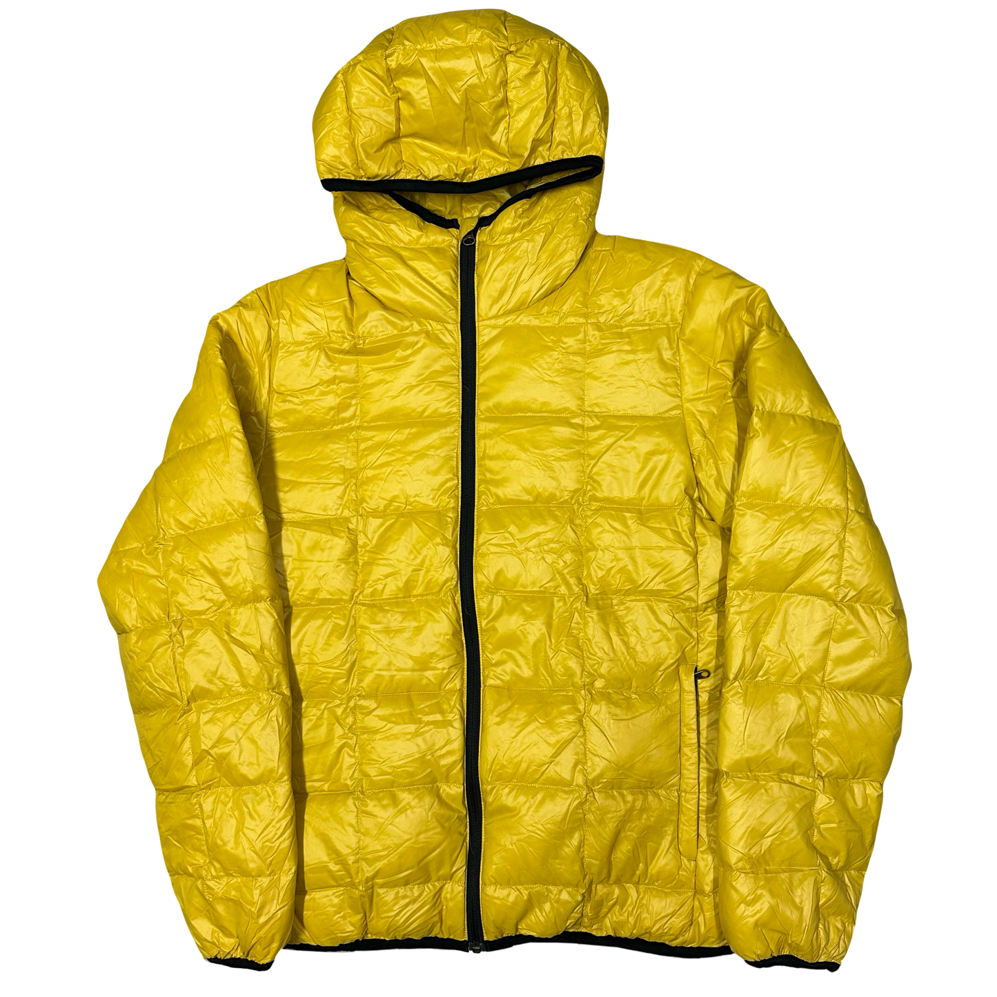 Camp 7 Square Stitch Puffer Jacket In Orange (M) | Camp 7, Orange