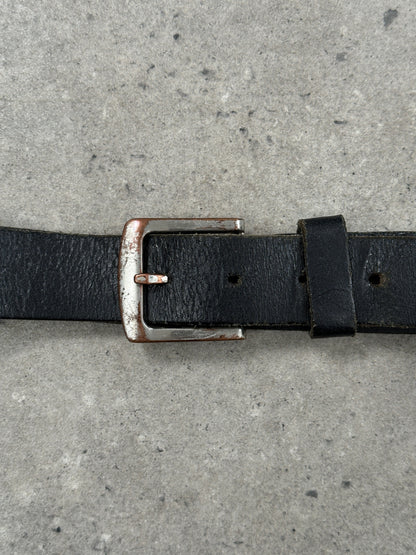 Vintage Chrome Leather Belt W34-38
