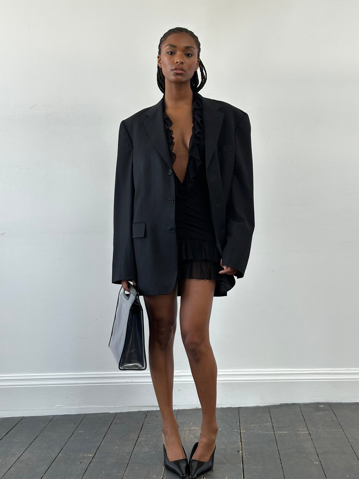 Yves Saint Laurent Pour Homme 1990s Pure Wool Blazer - 44R/XL