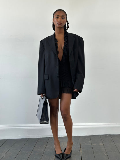 Yves Saint Laurent Pour Homme 1990s Pure Wool Blazer - 44R/XL