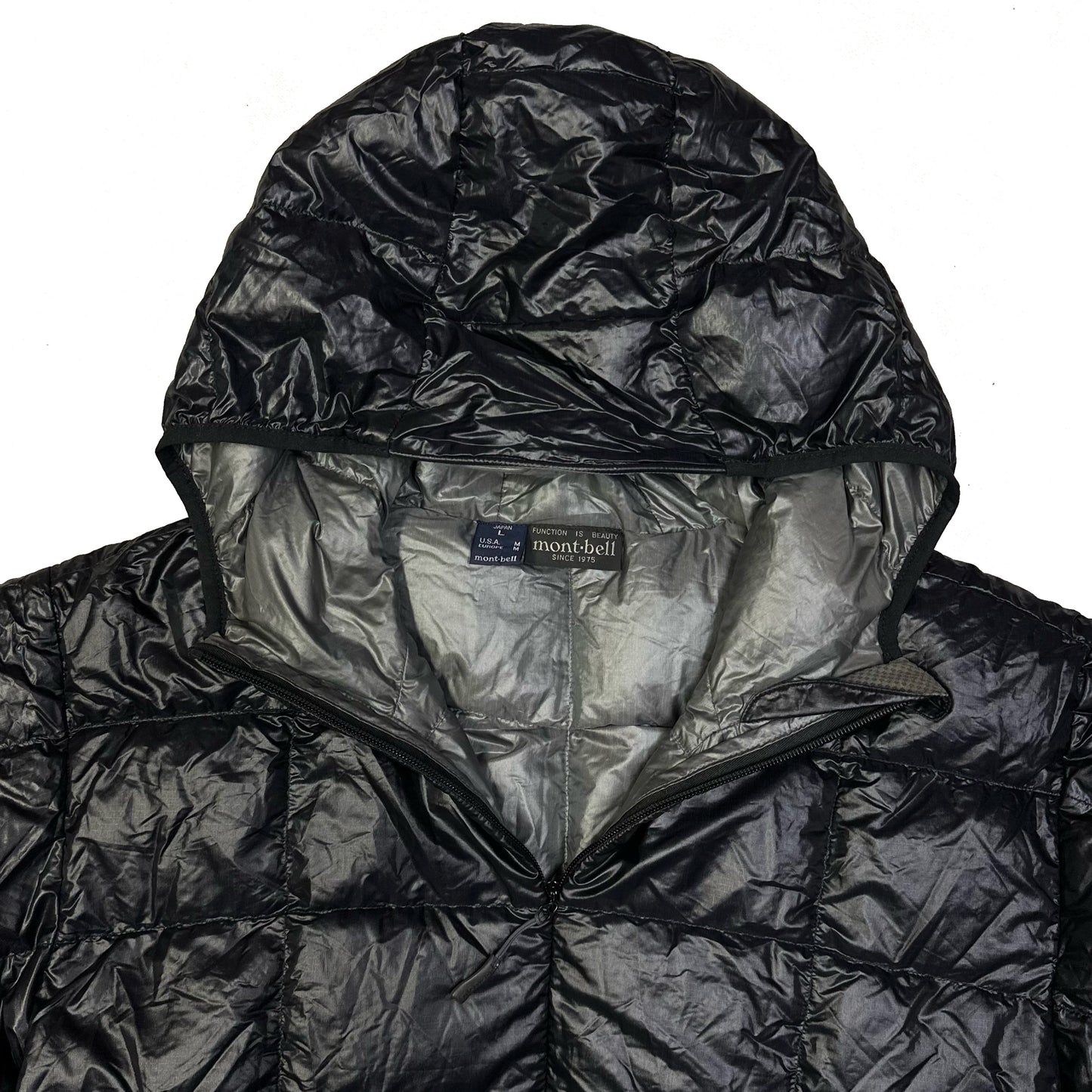 Montbell Square Stitch Puffer Jacket In Black ( L )