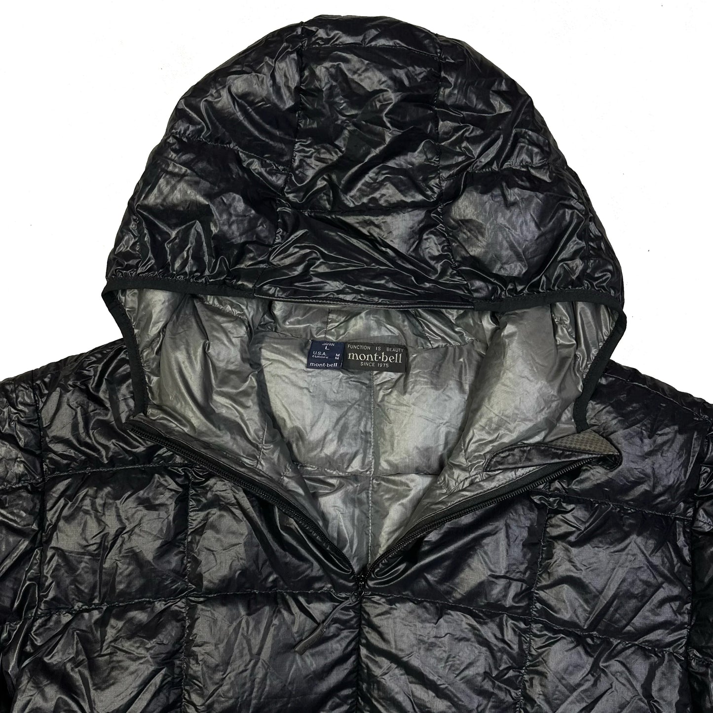 Montbell Square Stitch Puffer Jacket In Black ( L )