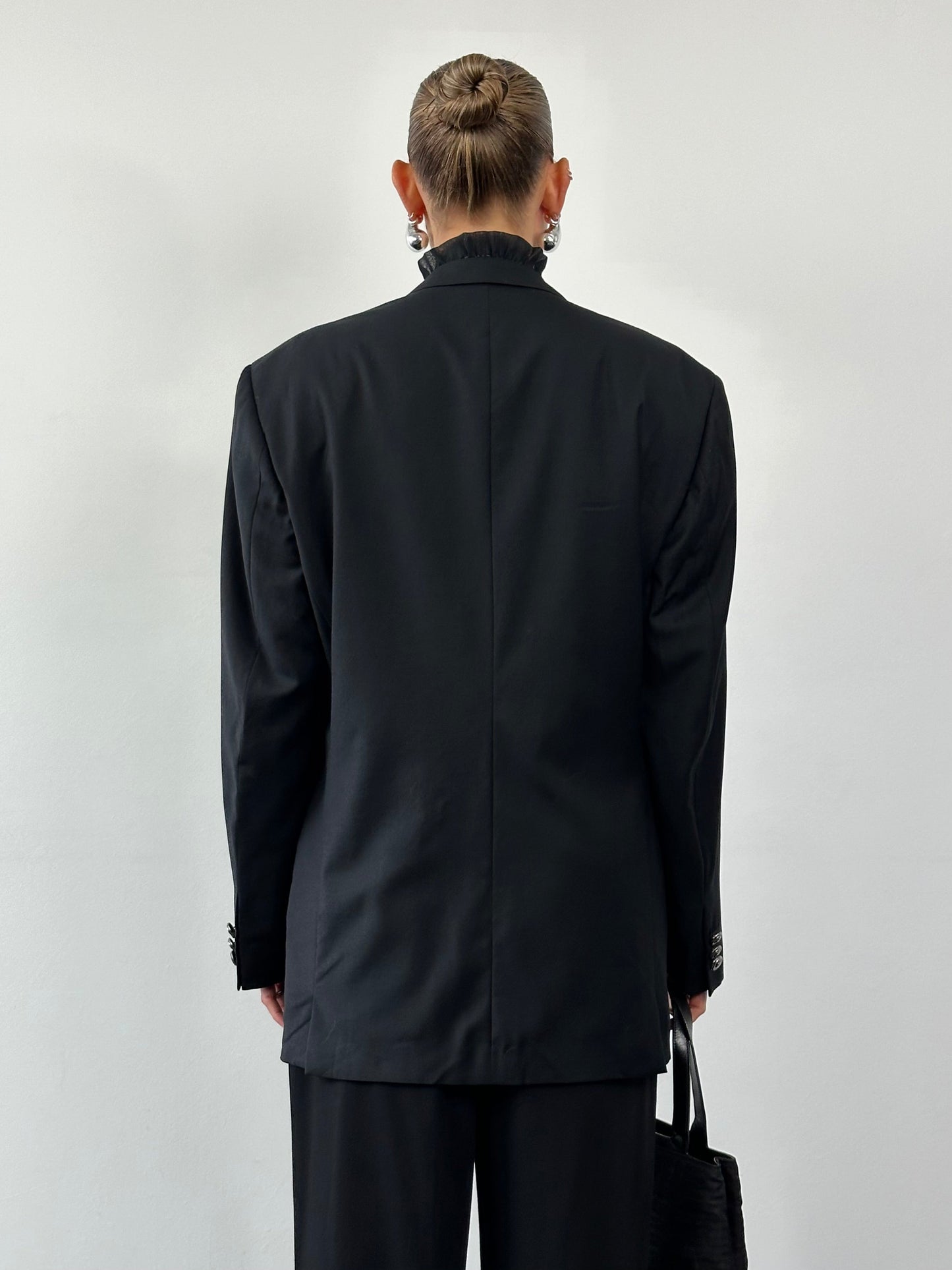 Gianni Versace 1990s Bespoke Medusa Button Double Breasted Blazer - 40R/L