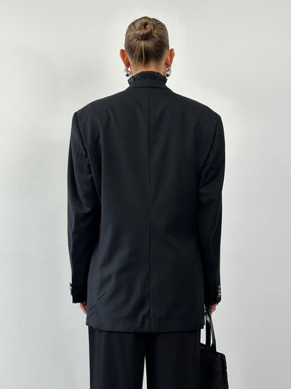 Gianni Versace 1990s Bespoke Medusa Button Double Breasted Blazer - 40R/L