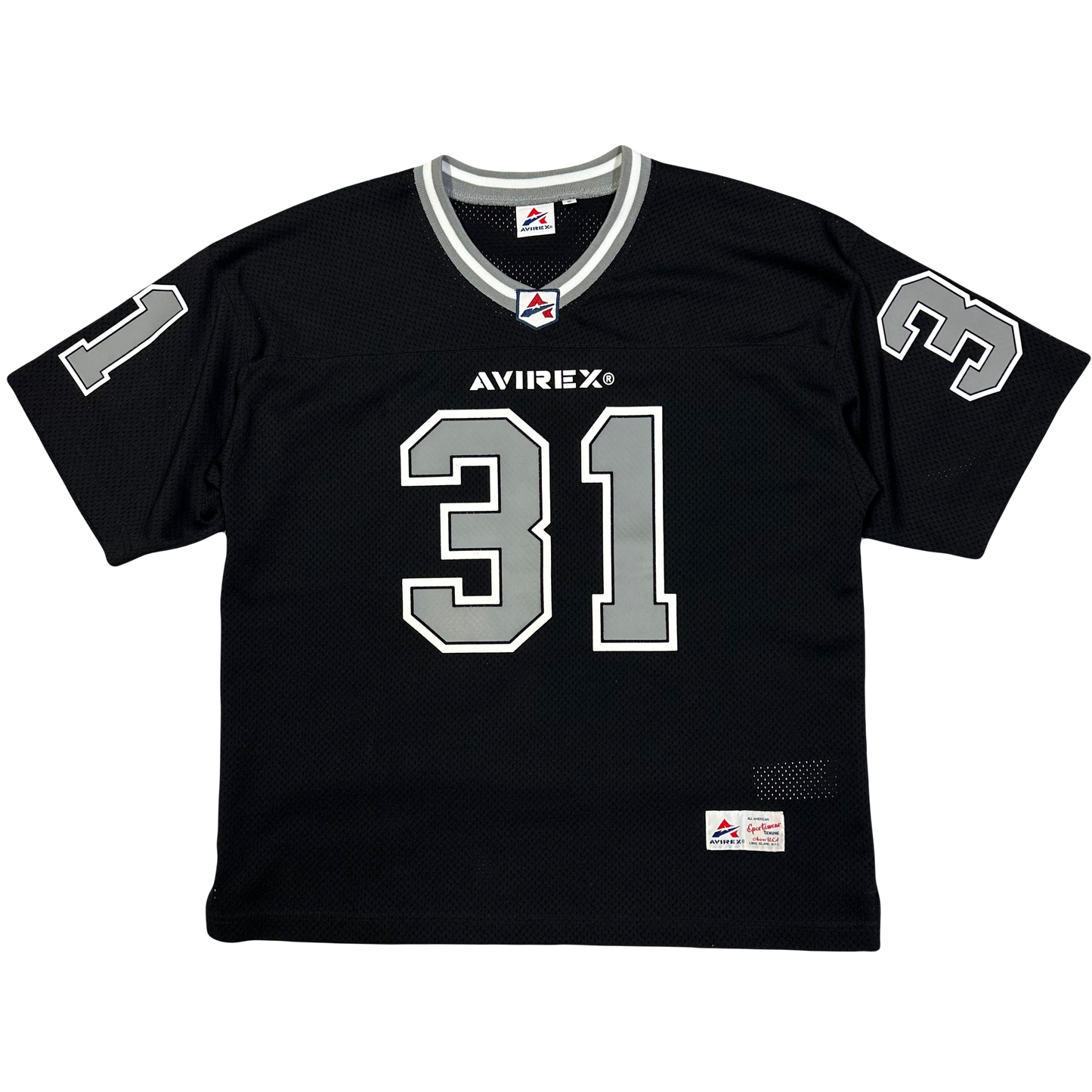 Avirex Spellout Football Jersey In Black ( M )