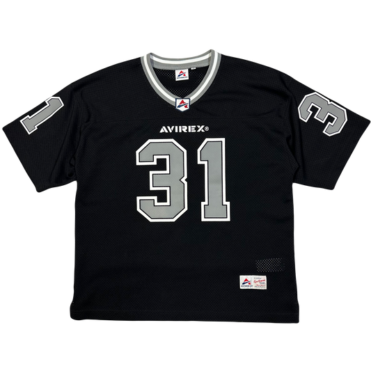 Avirex Spellout Football Jersey In Black ( M )