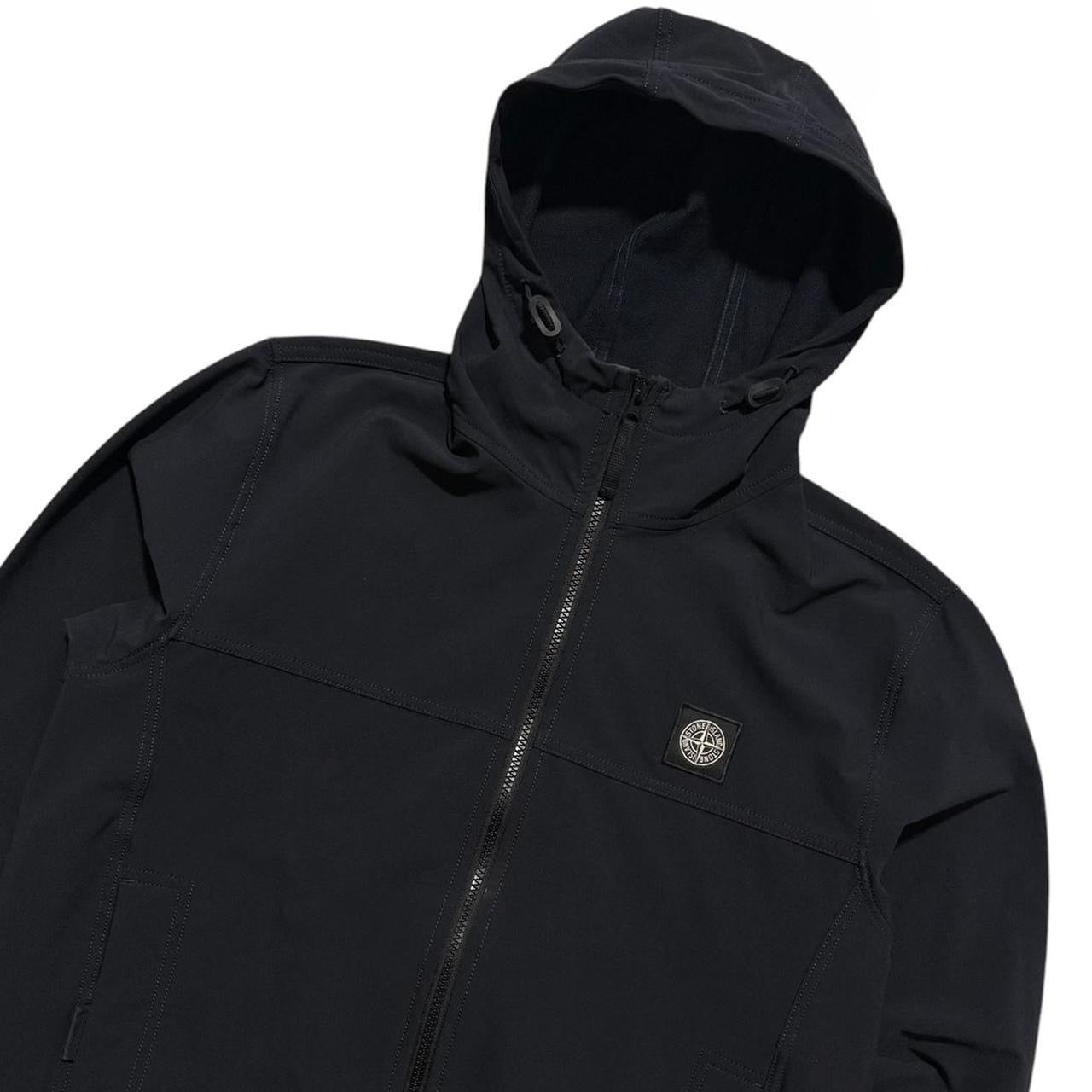 Stone Island Soft Shell Jacket | Large, Black